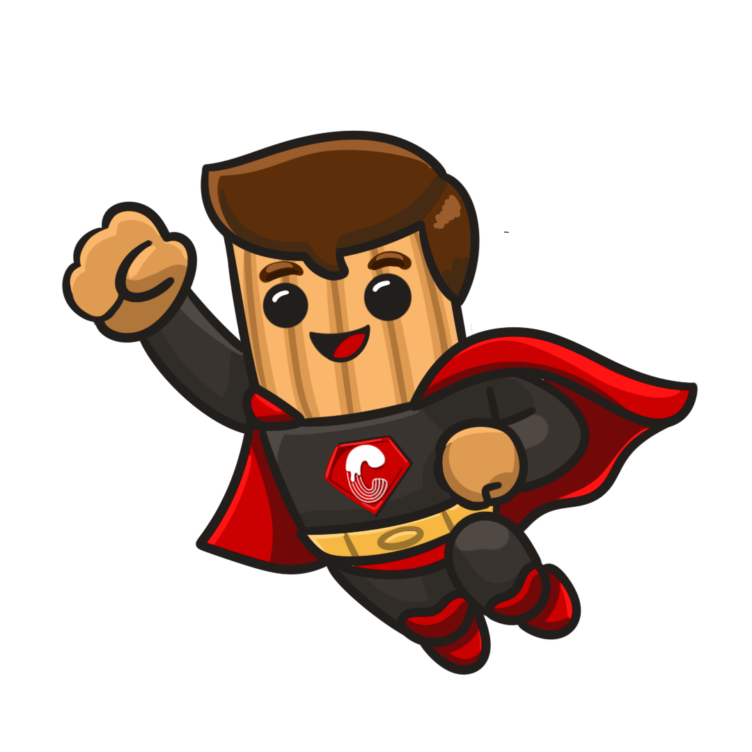 Mascot Flying Left